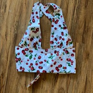 Handmade Cherry Y2K halter